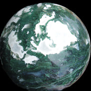 Moss Agate sphere 99mm 1322g Rocks and Things Store