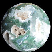 Moss Agate sphere from Madagascar 108mm 1673g Rocks and Things Store