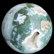 Moss Agate sphere from Madagascar 108mm 1673g Rocks and Things Store