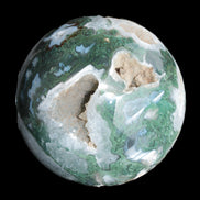 Moss Agate sphere from Madagascar 108mm 1673g Rocks and Things Store