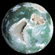 Moss Agate sphere from Madagascar 108mm 1673g Rocks and Things Store