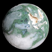 Moss Agate sphere from Madagascar 108mm 1673g Rocks and Things Store
