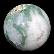 Moss Agate sphere from Madagascar 108mm 1673g Rocks and Things Store