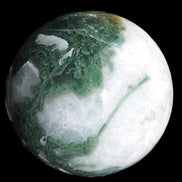 Moss Agate sphere from Madagascar 108mm 1673g in sunlight -  Rocks and Things Store