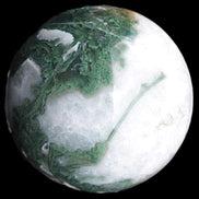 Moss Agate sphere from Madagascar 108mm 1673g Rocks and Things Store