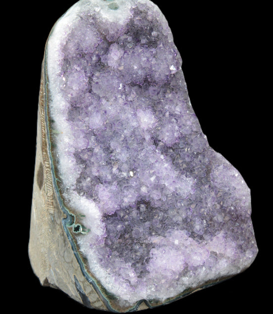 Beautiful Amethyst geode cluster 103*106*31mm 1300g - Rocks and Things Store