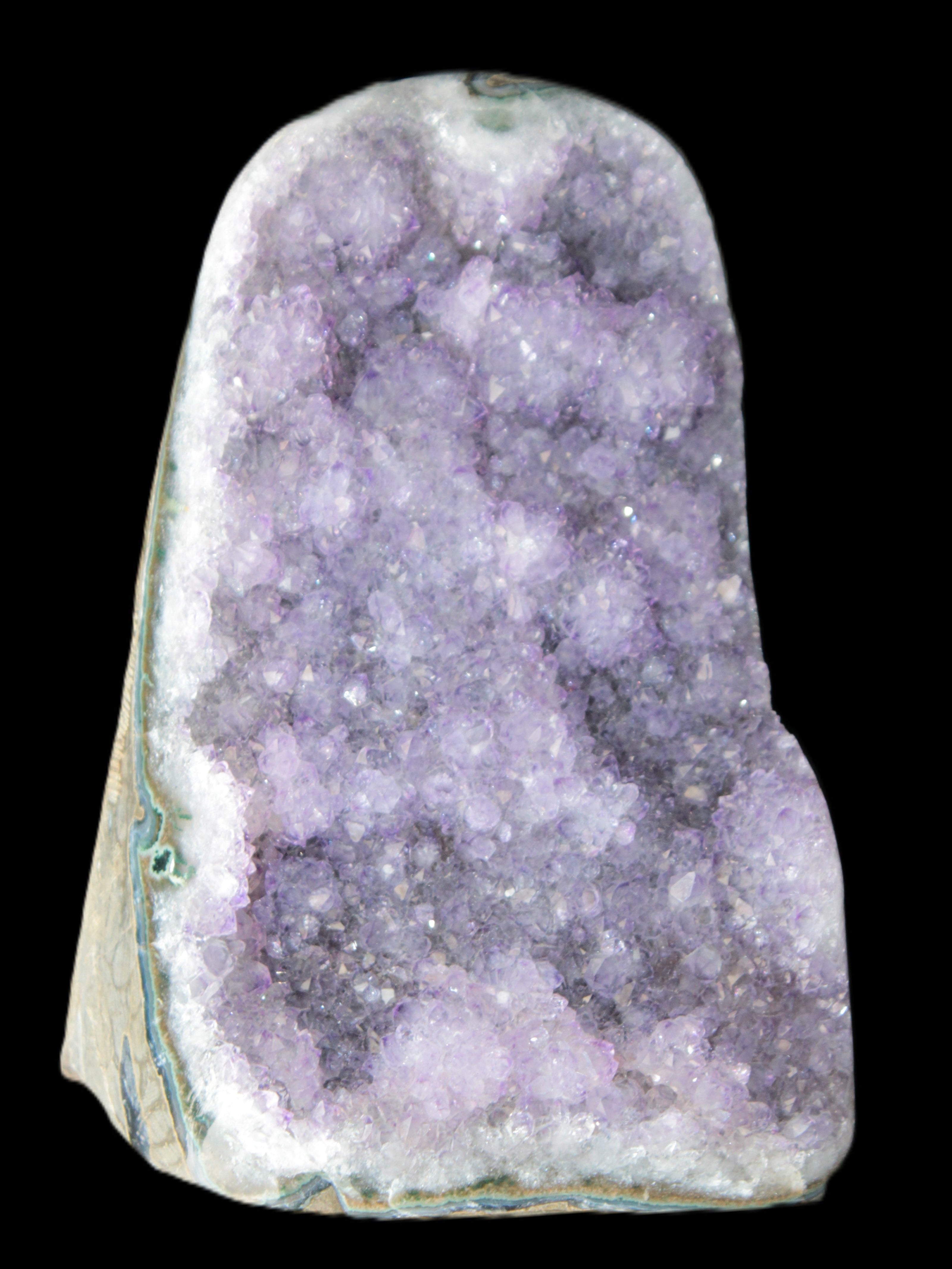 Beautiful Amethyst geode cluster 103*106*31mm 1300g Rocks and Things Store