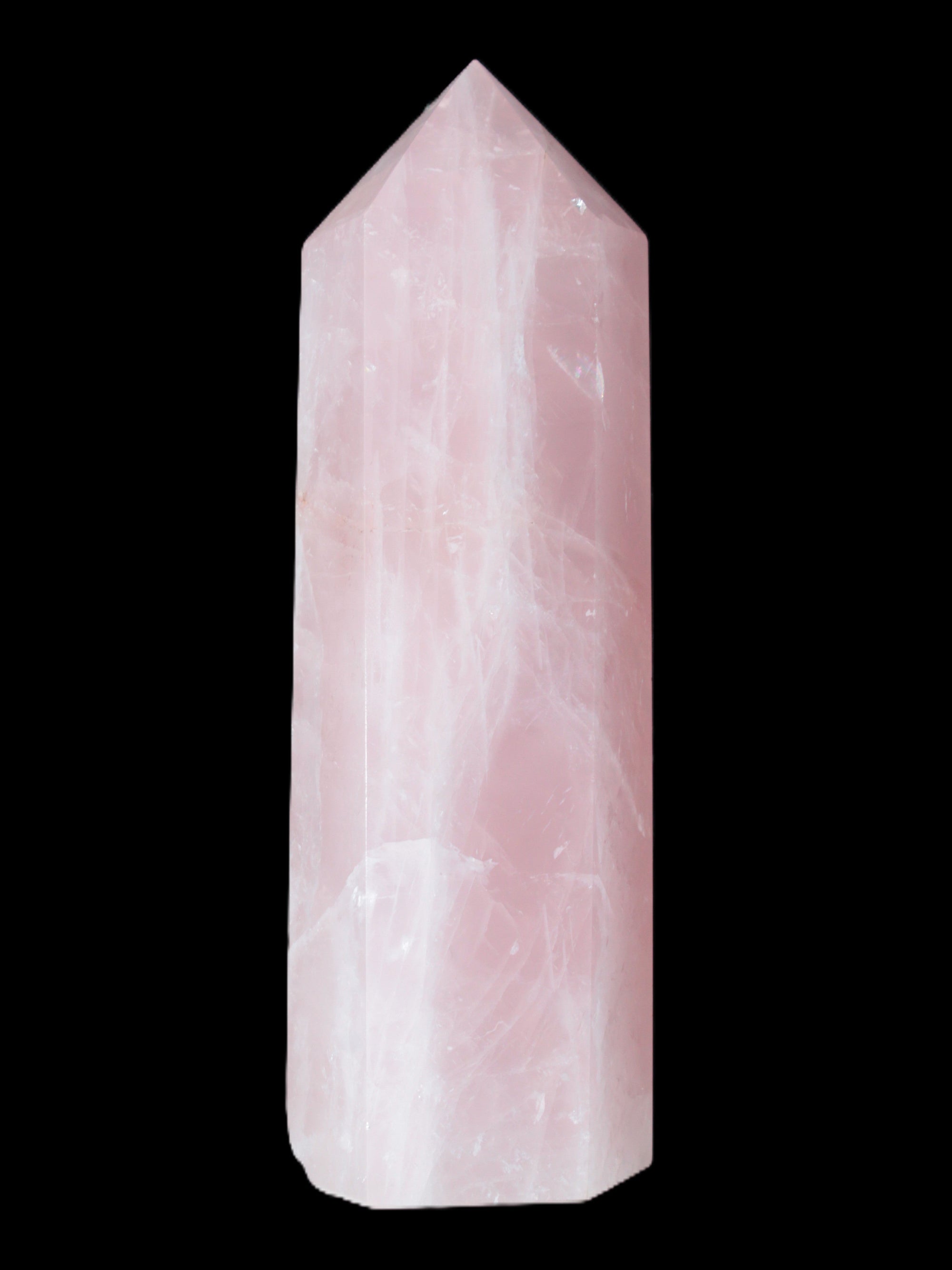 Pink Rose Quartz obelisk 65*65*208mm 1570g Rocks and Things Store