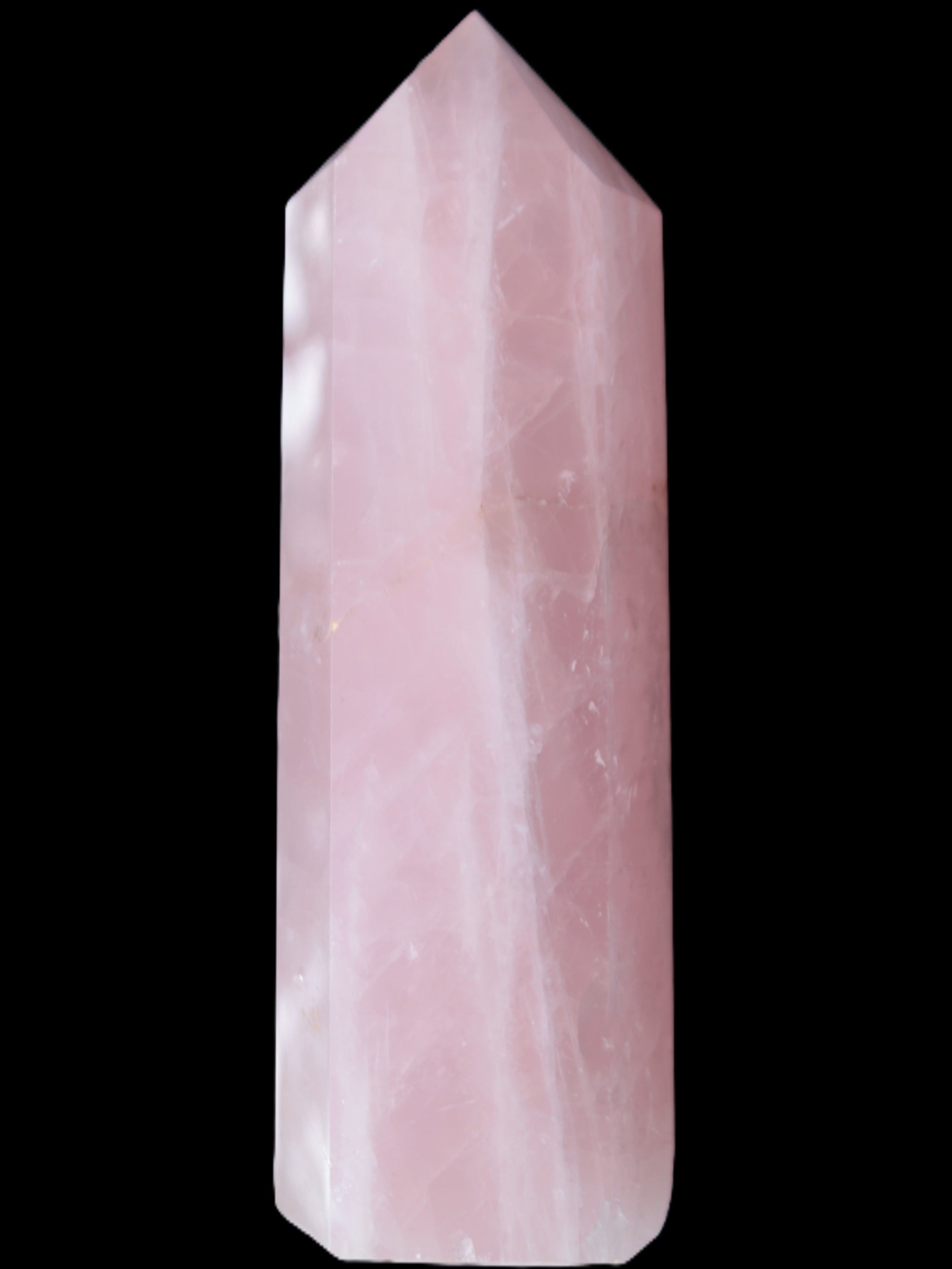 Pink Rose Quartz obelisk 65*65*208mm 1570g Rocks and Things Store