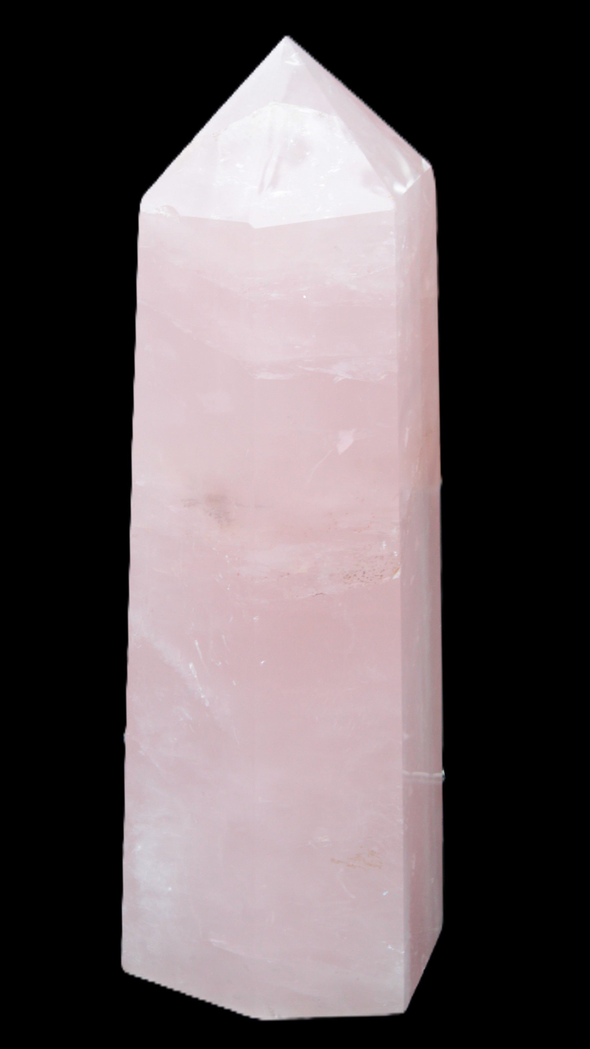Pink Rose Quartz obelisk 65*65*208mm 1570g Rocks and Things Store