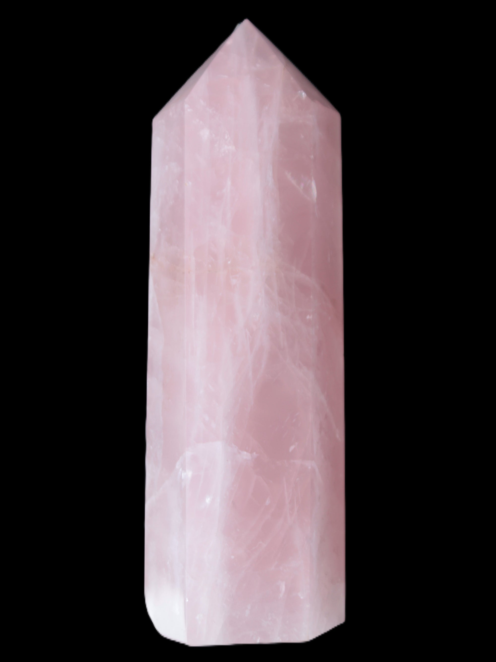 Pink Rose Quartz obelisk 65*65*208mm 1570g Rocks and Things Store