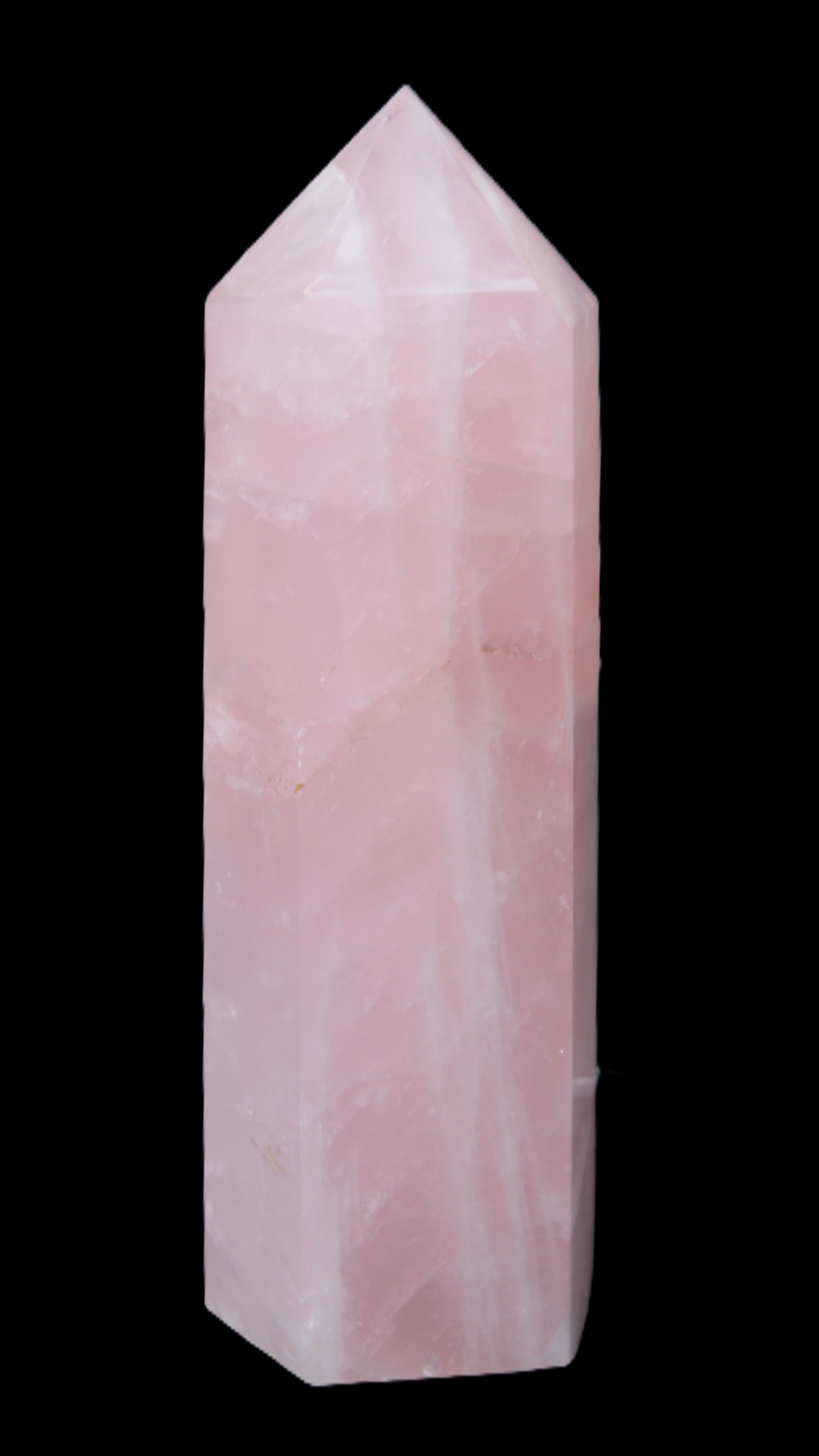 Pink Rose Quartz obelisk 65*65*208mm 1570g Rocks and Things Store