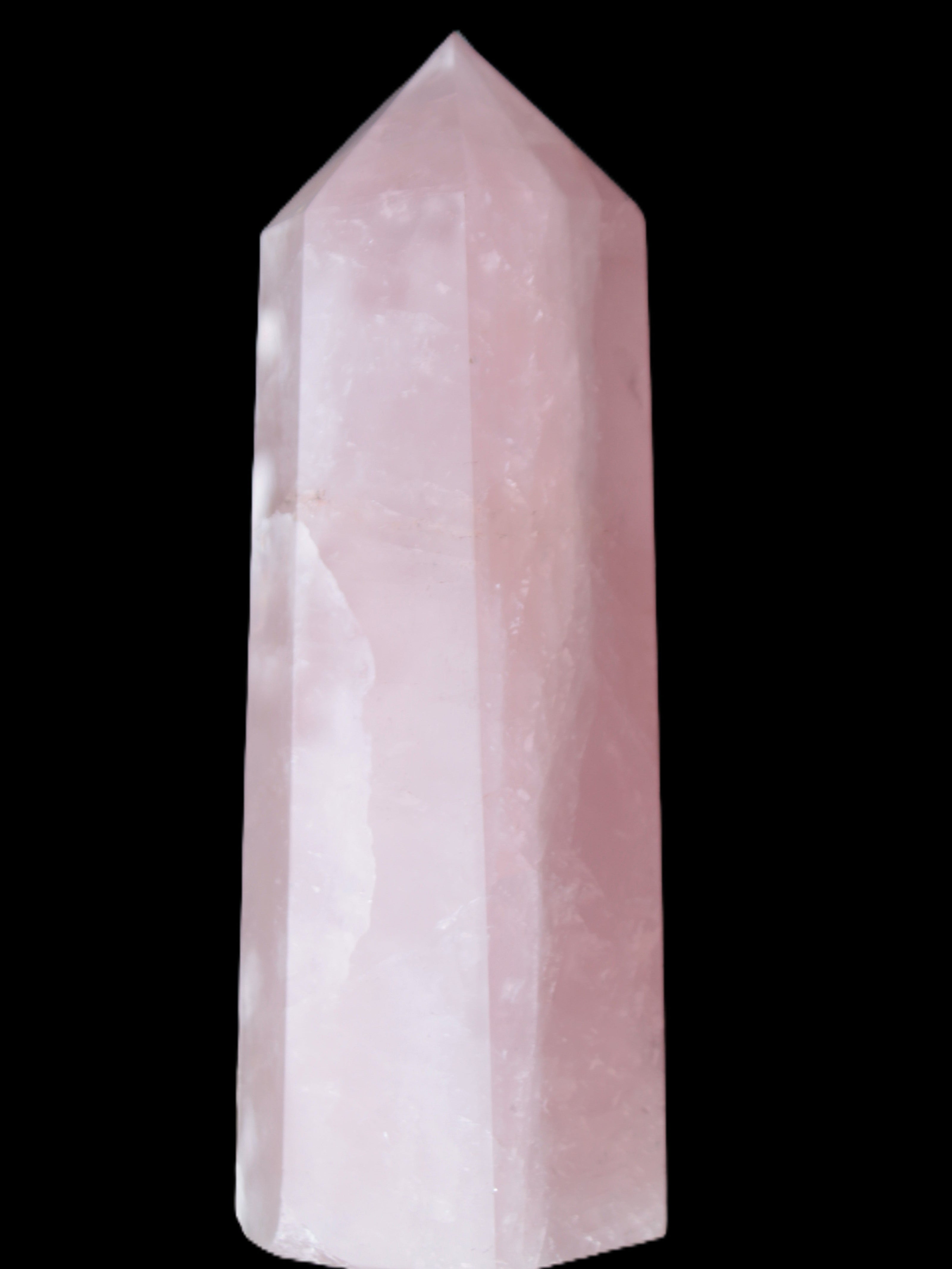 Pink Rose Quartz obelisk 65*65*208mm 1570g Rocks and Things Store