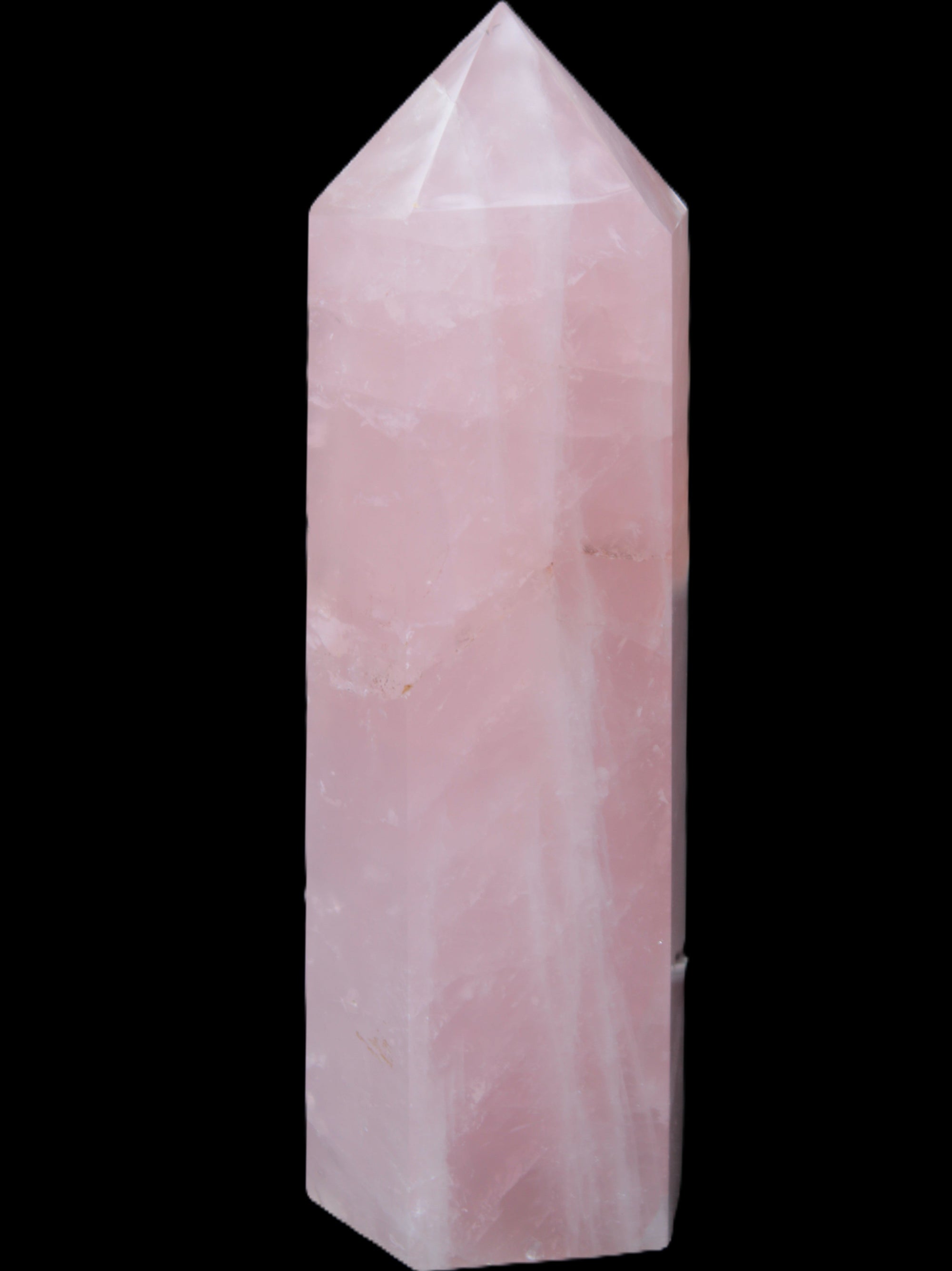 Pink Rose Quartz obelisk 65*65*208mm 1570g Rocks and Things Store
