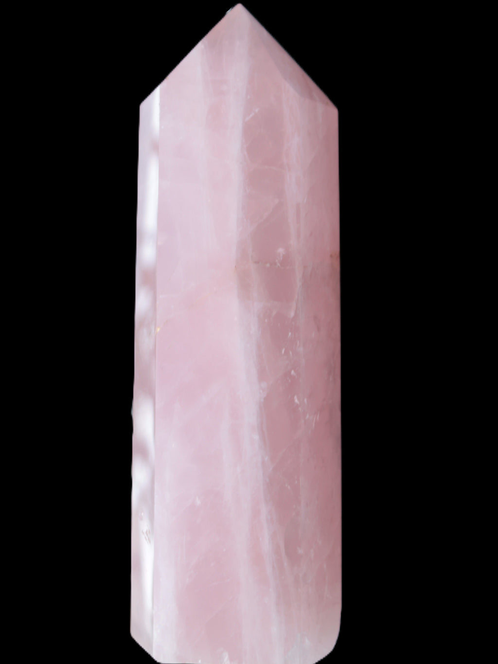 Pink Rose Quartz obelisk 65*65*208mm 1570g Rocks and Things Store