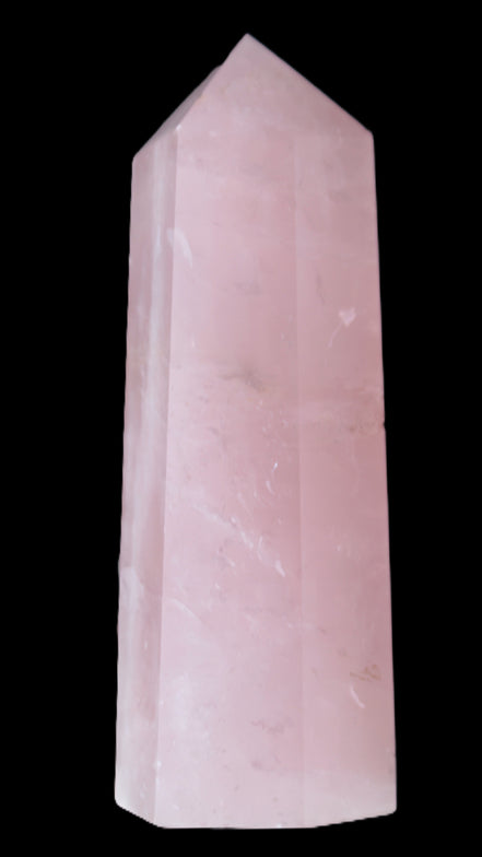 Pink Rose Quartz obelisk 65*65*208mm 1570g Rocks and Things Store