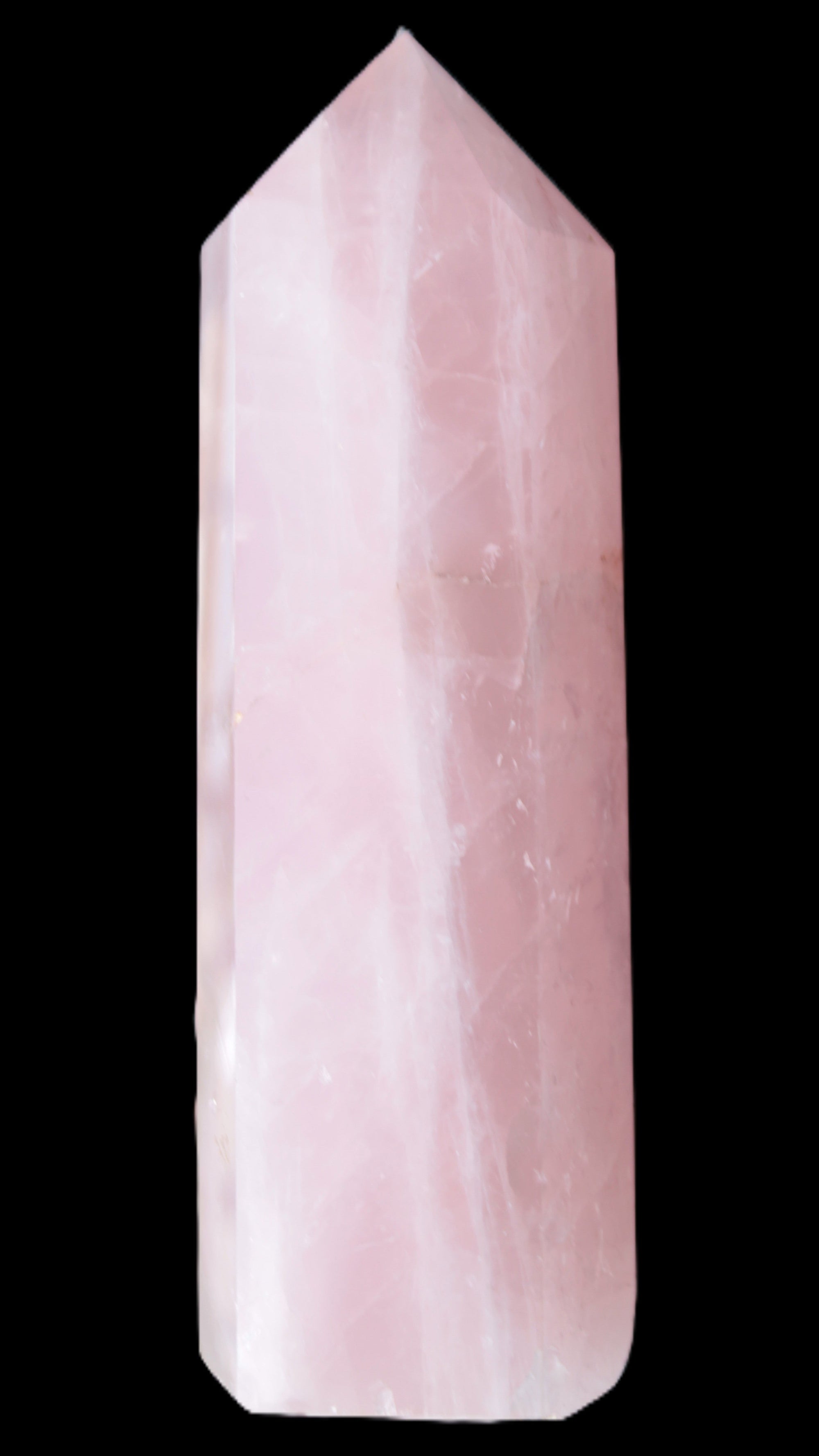 Pink Rose Quartz obelisk 65*65*208mm 1570g Rocks and Things Store