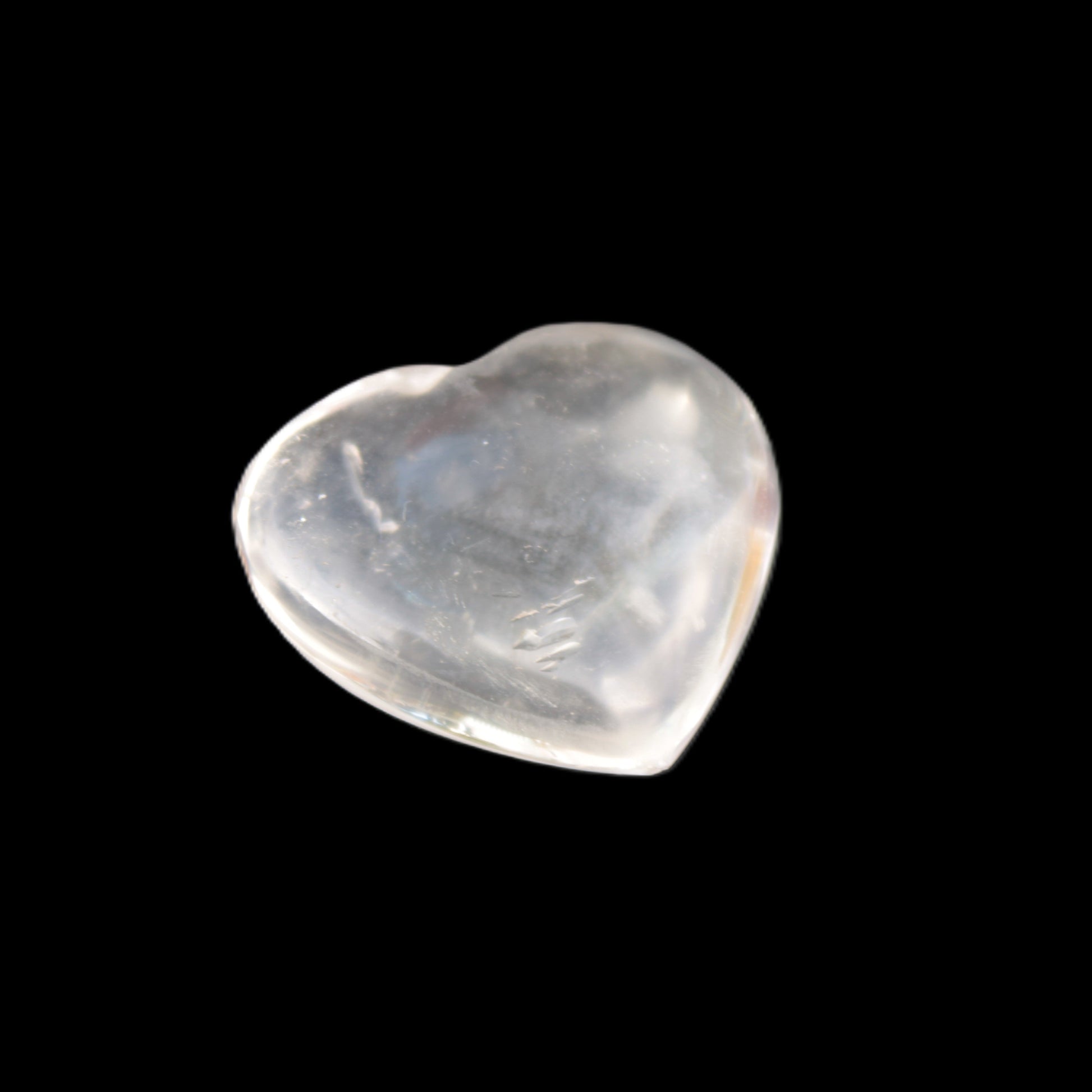 Clear Quartz heart 36*32*10mm 21g Rocks and Things Store