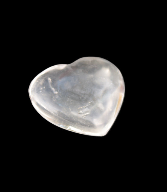 Clear Quartz heart 36*32*10mm 21g Rocks and Things Store