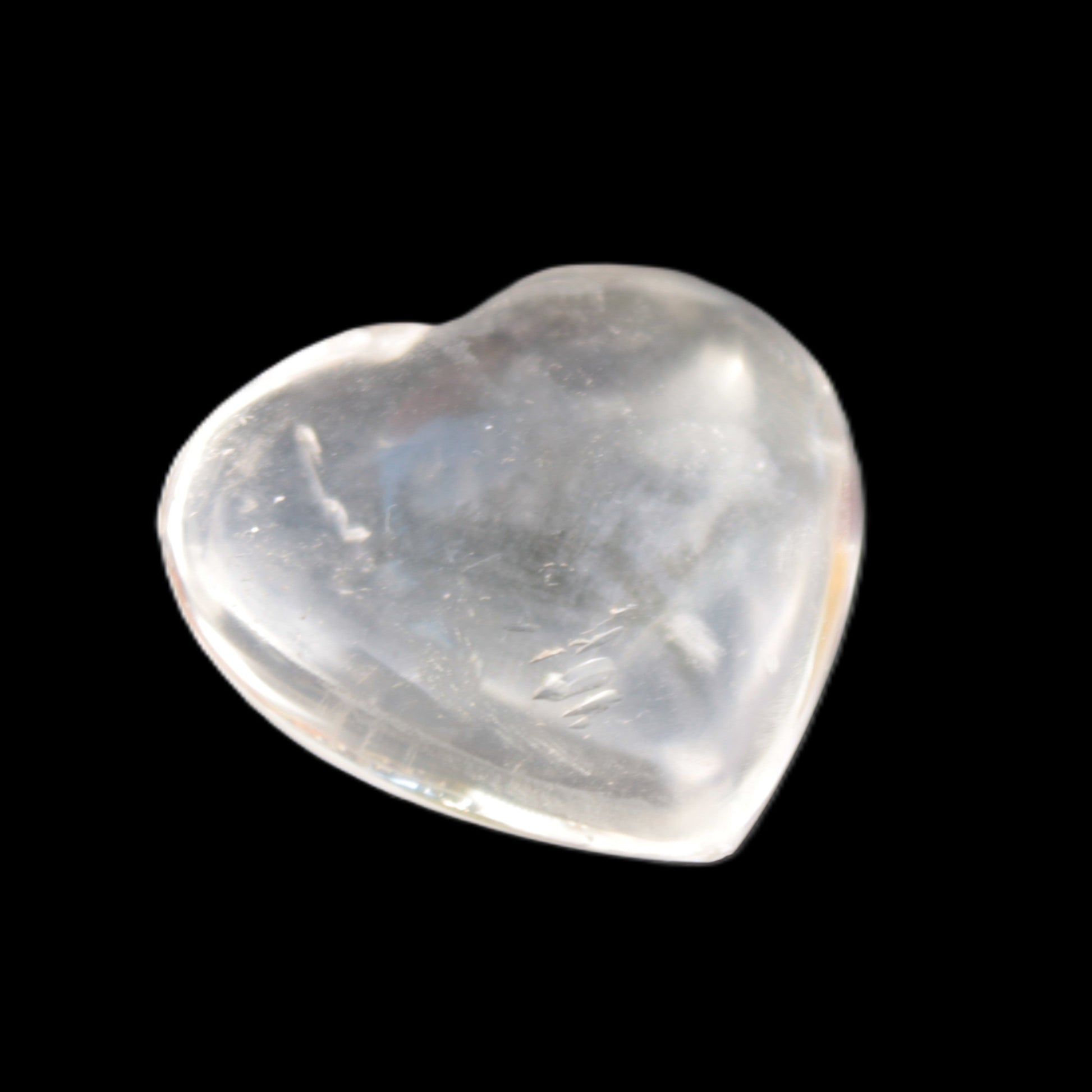 Clear Quartz heart 36*32*10mm 21g Rocks and Things Store