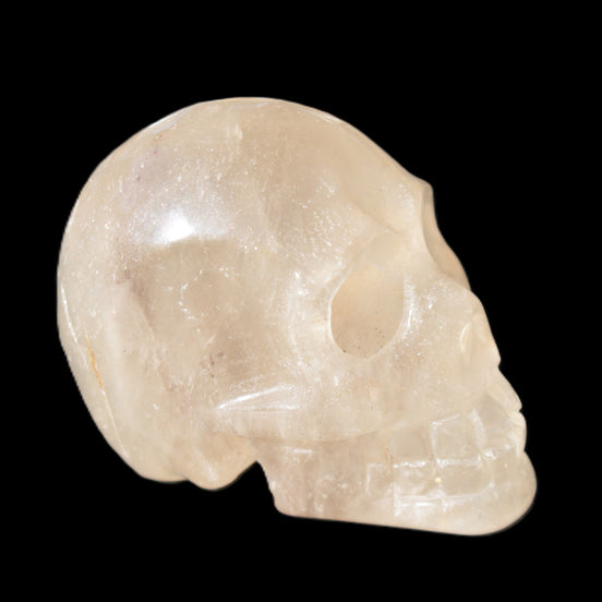 Smoky Quartz skull 80*49*60mm 326g in sunlight - Rocks and Things Store