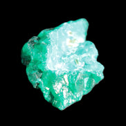 Green Dioptase specimen from the Congo 25*8*20mm 35ct 6.9g in bright sunshine - Rocks and Things Store