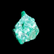 Green Dioptase specimen from the Congo 25*8*20mm 35ct 6.9g in bright sunshine - Rocks and Things Store