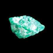 Green Dioptase specimen from the Congo 25*8*20mm 35ct 6.9g in bright sunshine - Rocks and Things Store