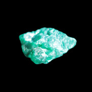Green Dioptase specimen from the Congo 25*8*20mm 35ct 6.9g in bright sunshine - Rocks and Things Store