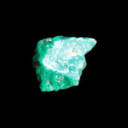 Green Dioptase specimen from the Congo 25*8*20mm 35ct 6.9g in bright sunshine - Rocks and Things Store