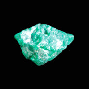 Green Dioptase specimen from the Congo 25*8*20mm 35ct 6.9g in bright sunshine - Rocks and Things Store