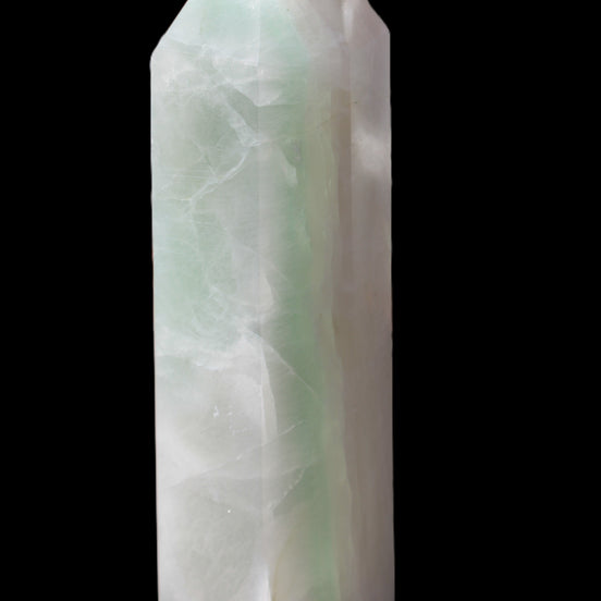 Fluorite obelisk 50*50*190mm 1173g in sunlight - Rocks and Things Store