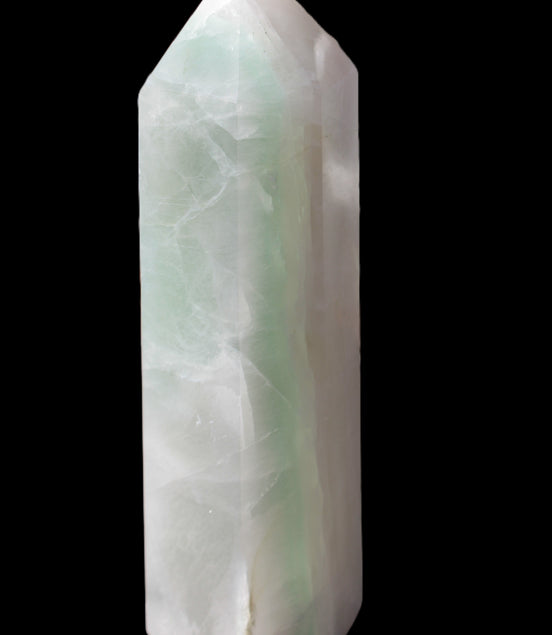 Fluorite obelisk 50*50*190mm 1173g in sunlight - Rocks and Things Store