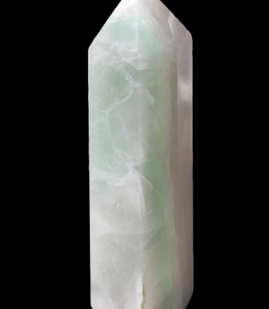 Fluorite obelisk 50*50*190mm 1173g in sunlight - Rocks and Things Store
