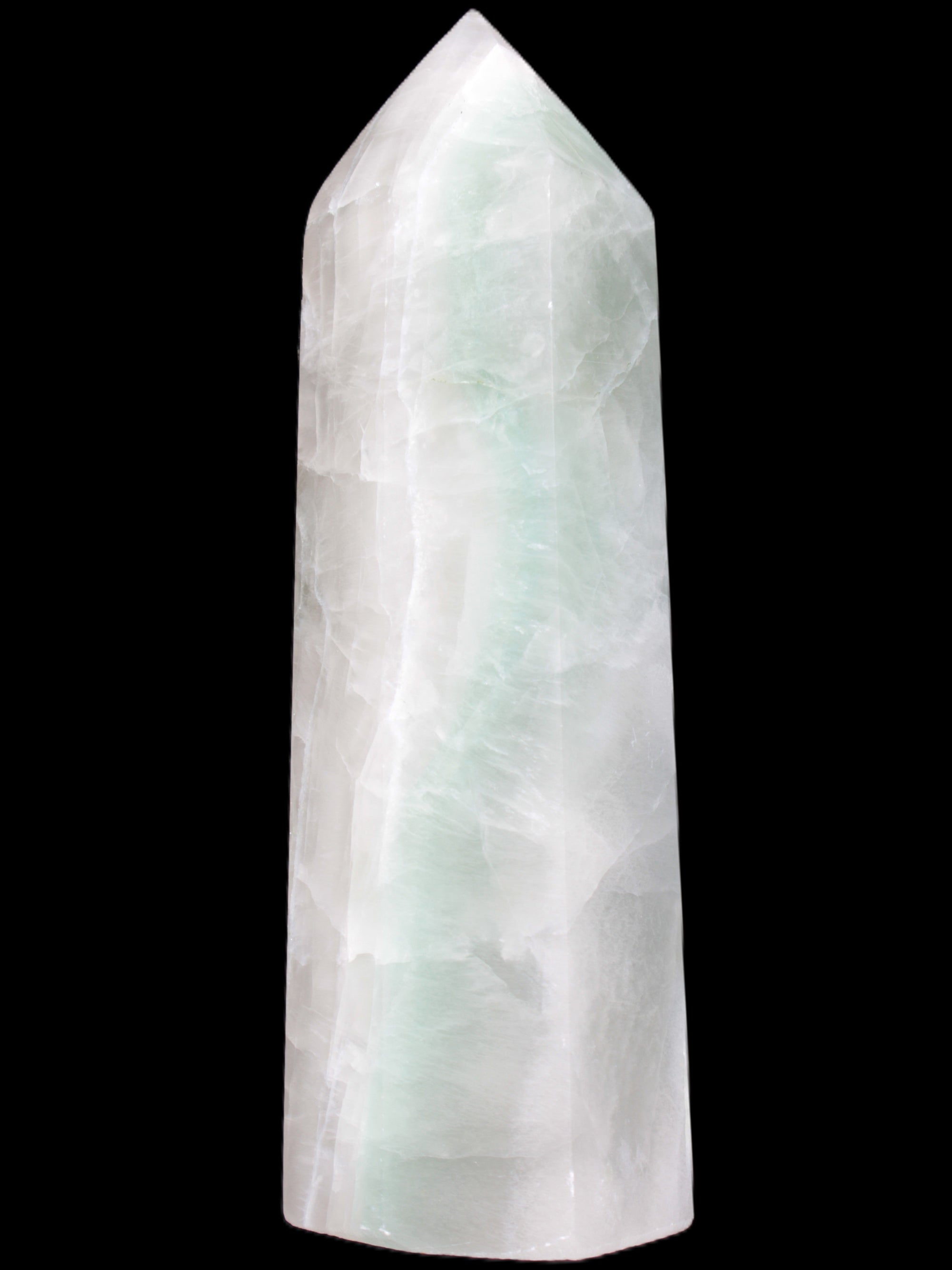 Fluorite obelisk 50*50*190mm 1173g in sunlight - Rocks and Things Store