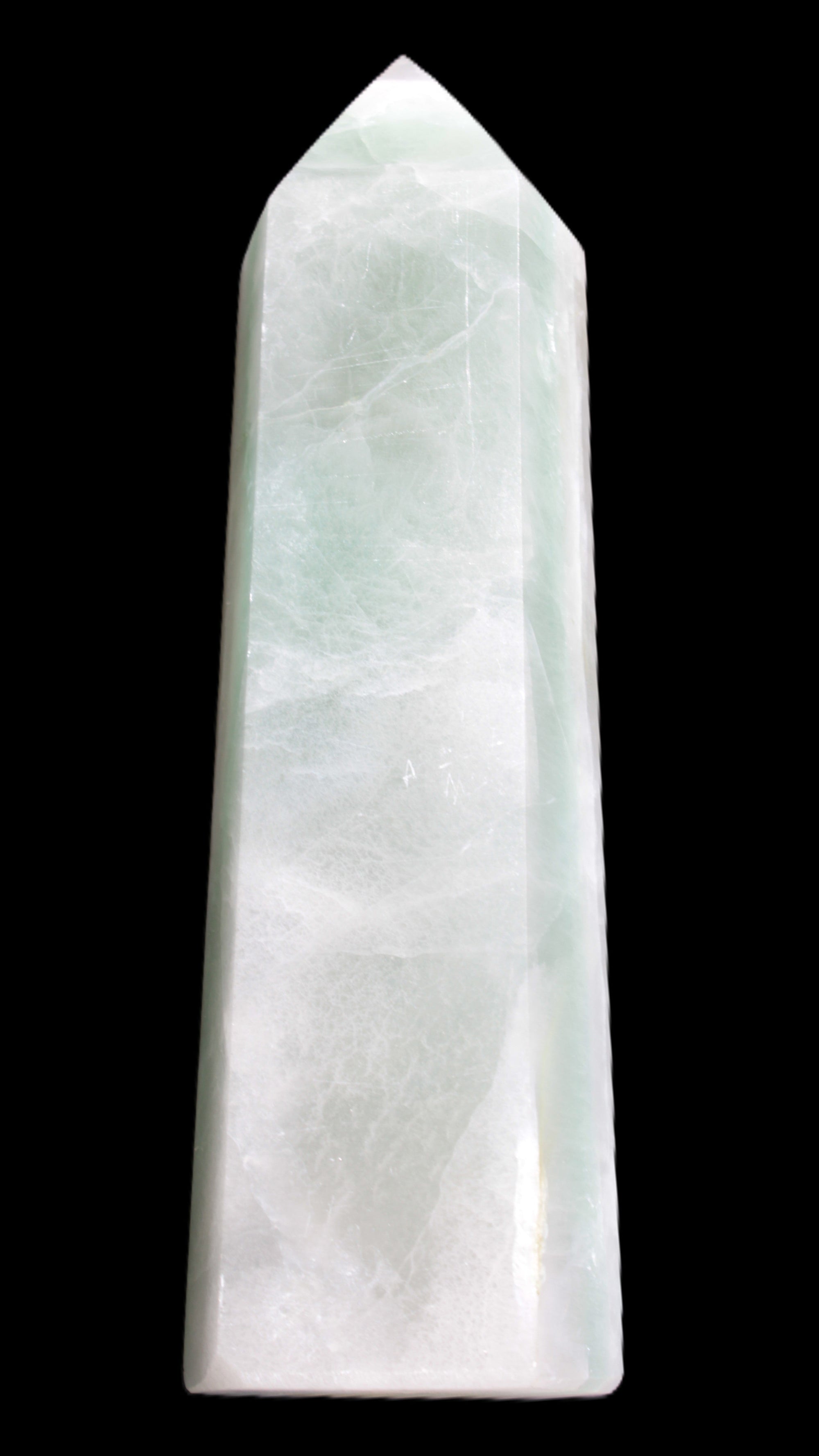 Fluorite obelisk 50*50*190mm 1173g in sunlight - Rocks and Things Store