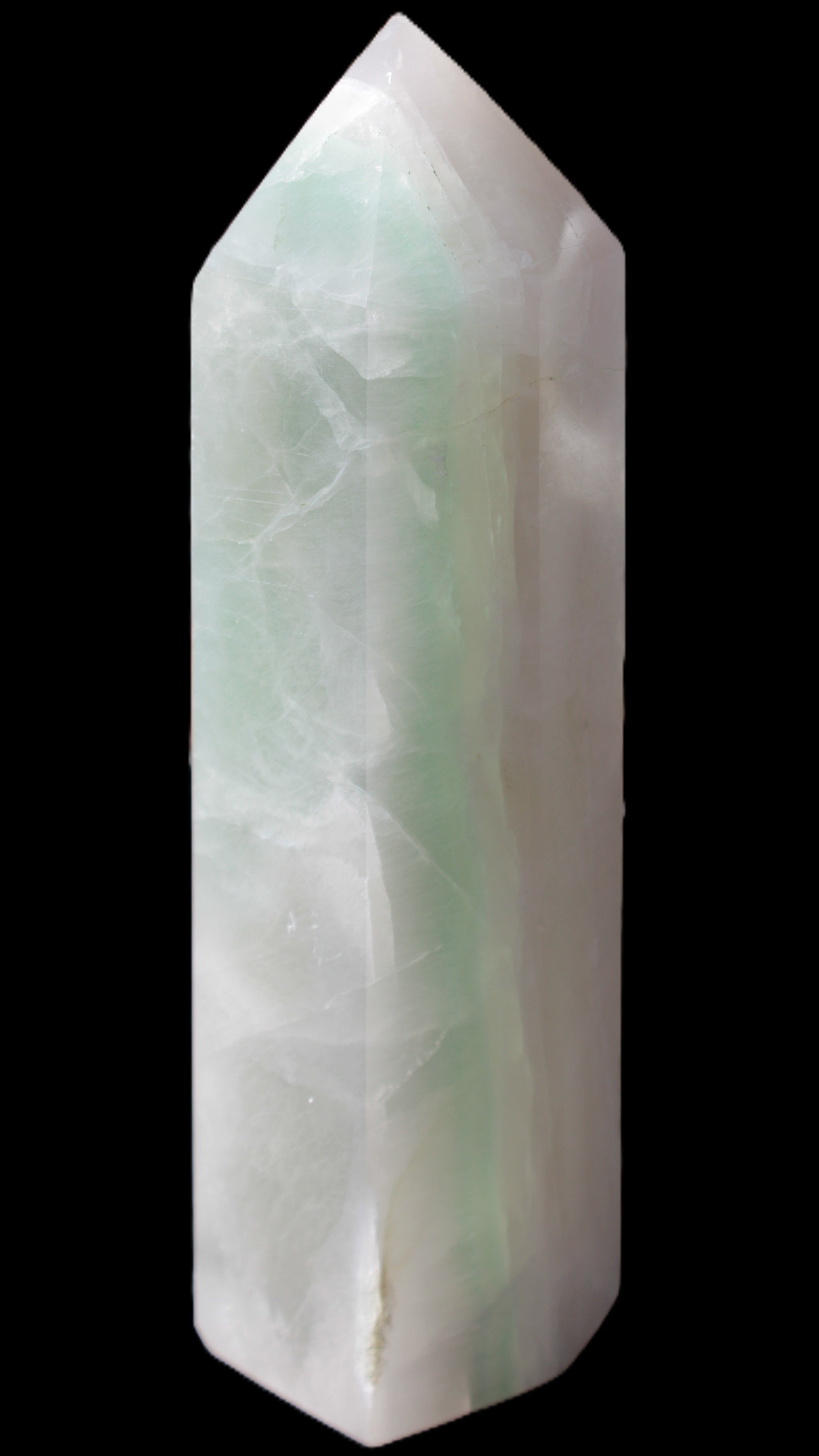 Fluorite obelisk 50*50*190mm 1173g in sunlight - Rocks and Things Store