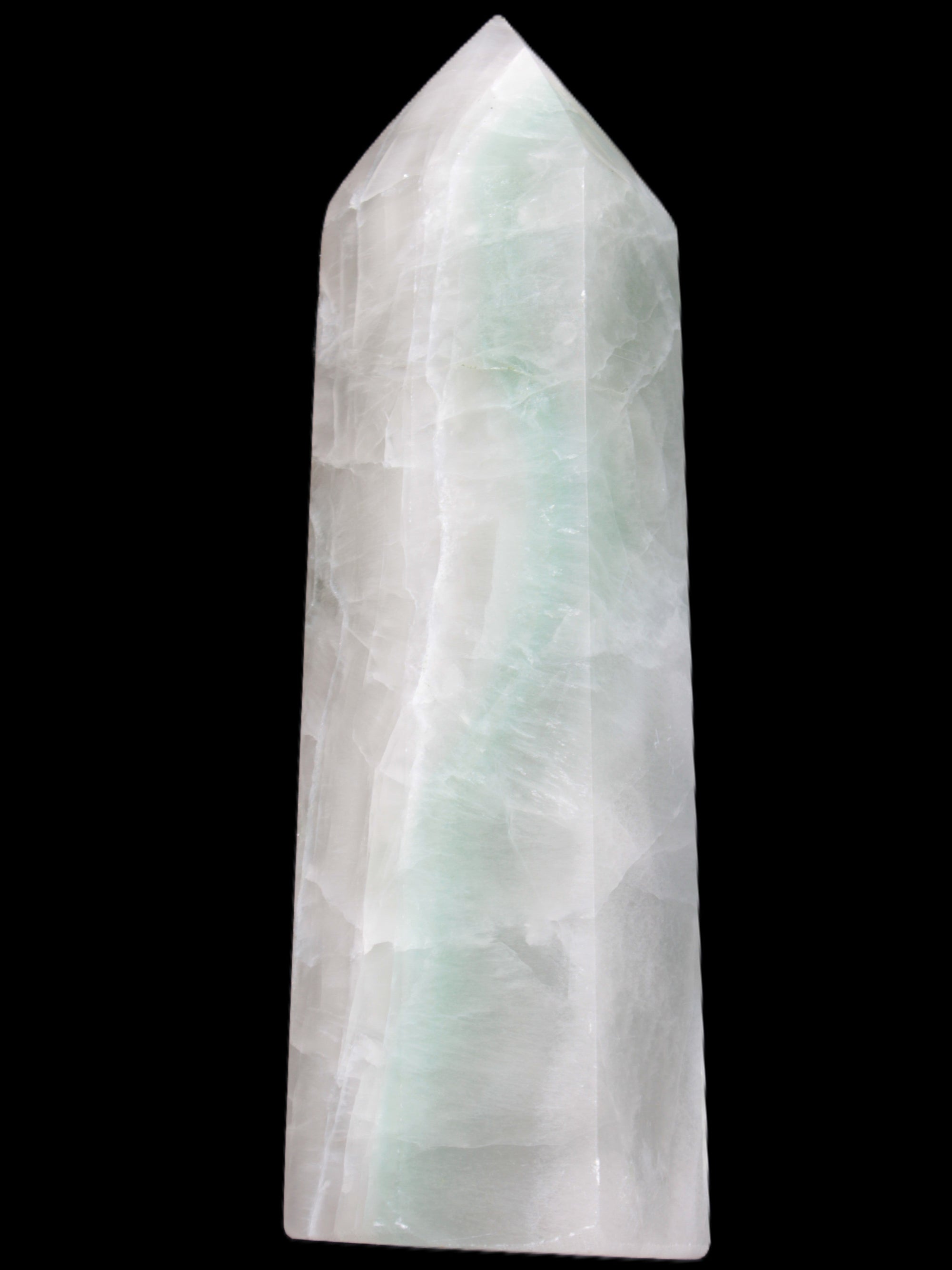 Fluorite obelisk 50*50*190mm 1173g in sunlight - Rocks and Things Store