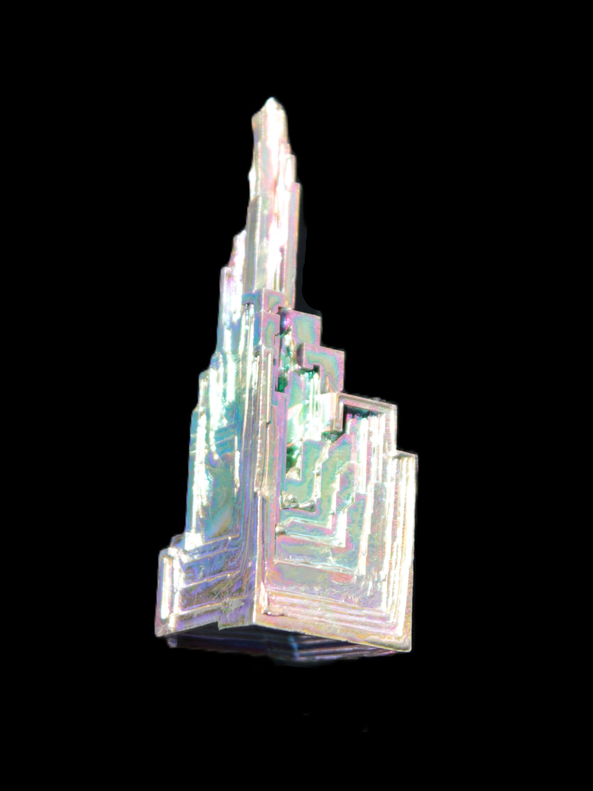 Bismuth castle crystal 62*18mm 47.5g Rocks and Things Store