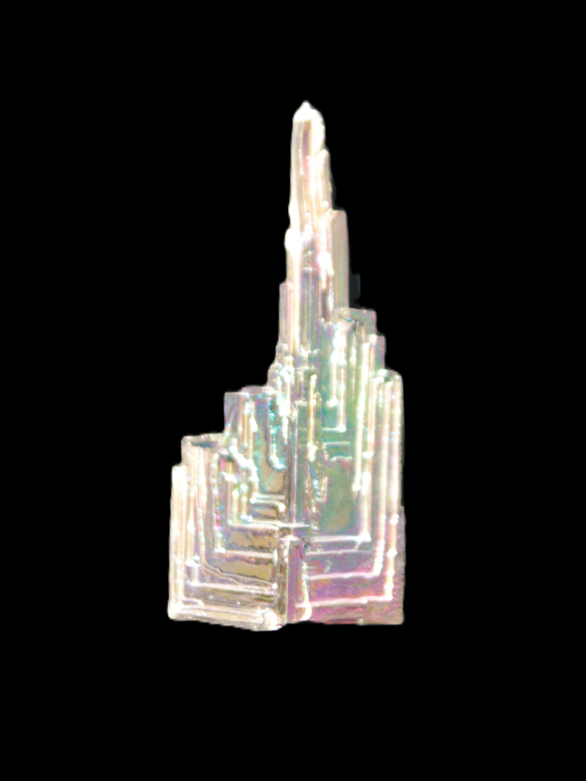 Bismuth castle crystal 62*18mm 47.5g Rocks and Things Store