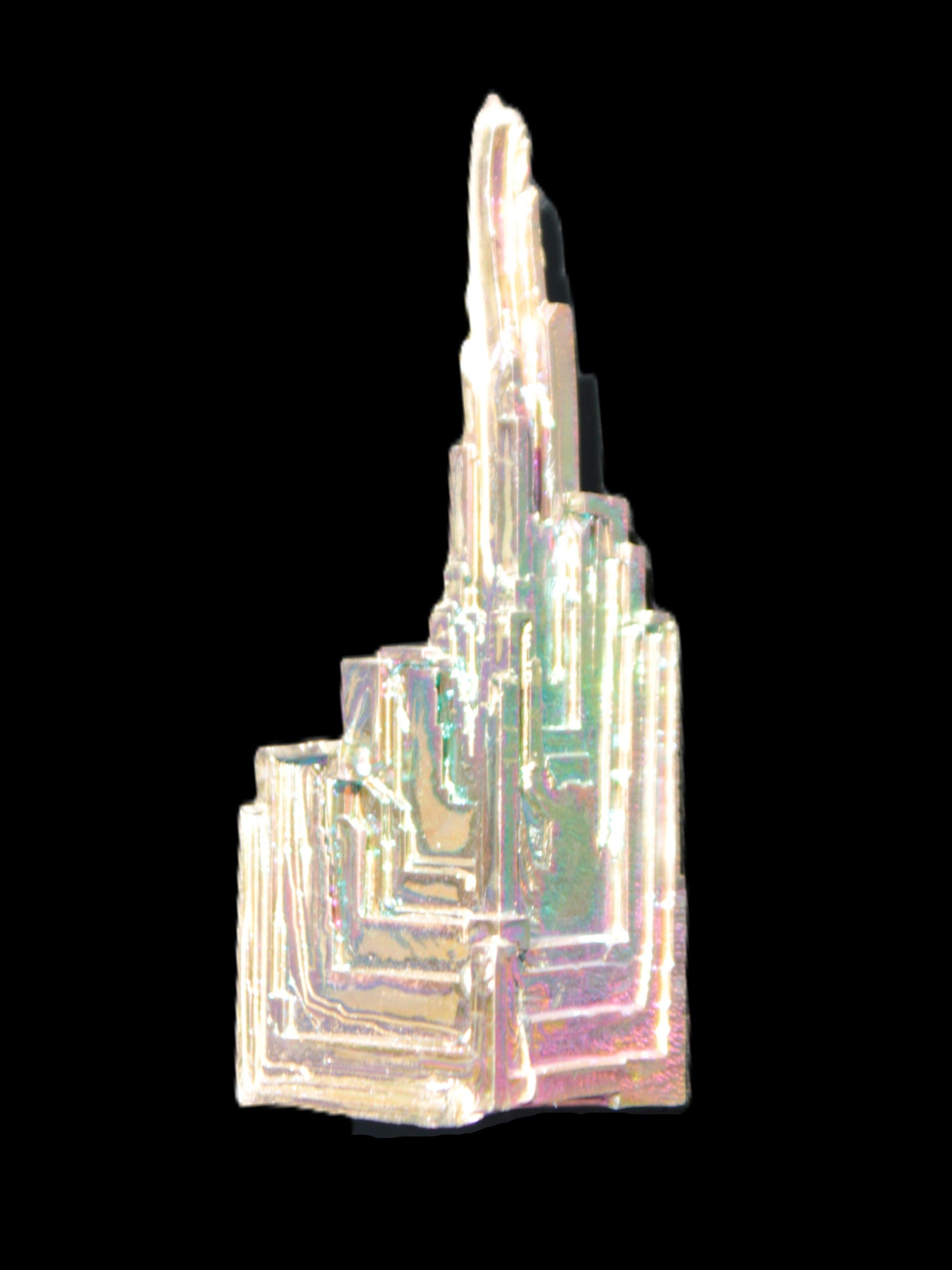 Bismuth castle crystal 62*18mm 47.5g Rocks and Things Store