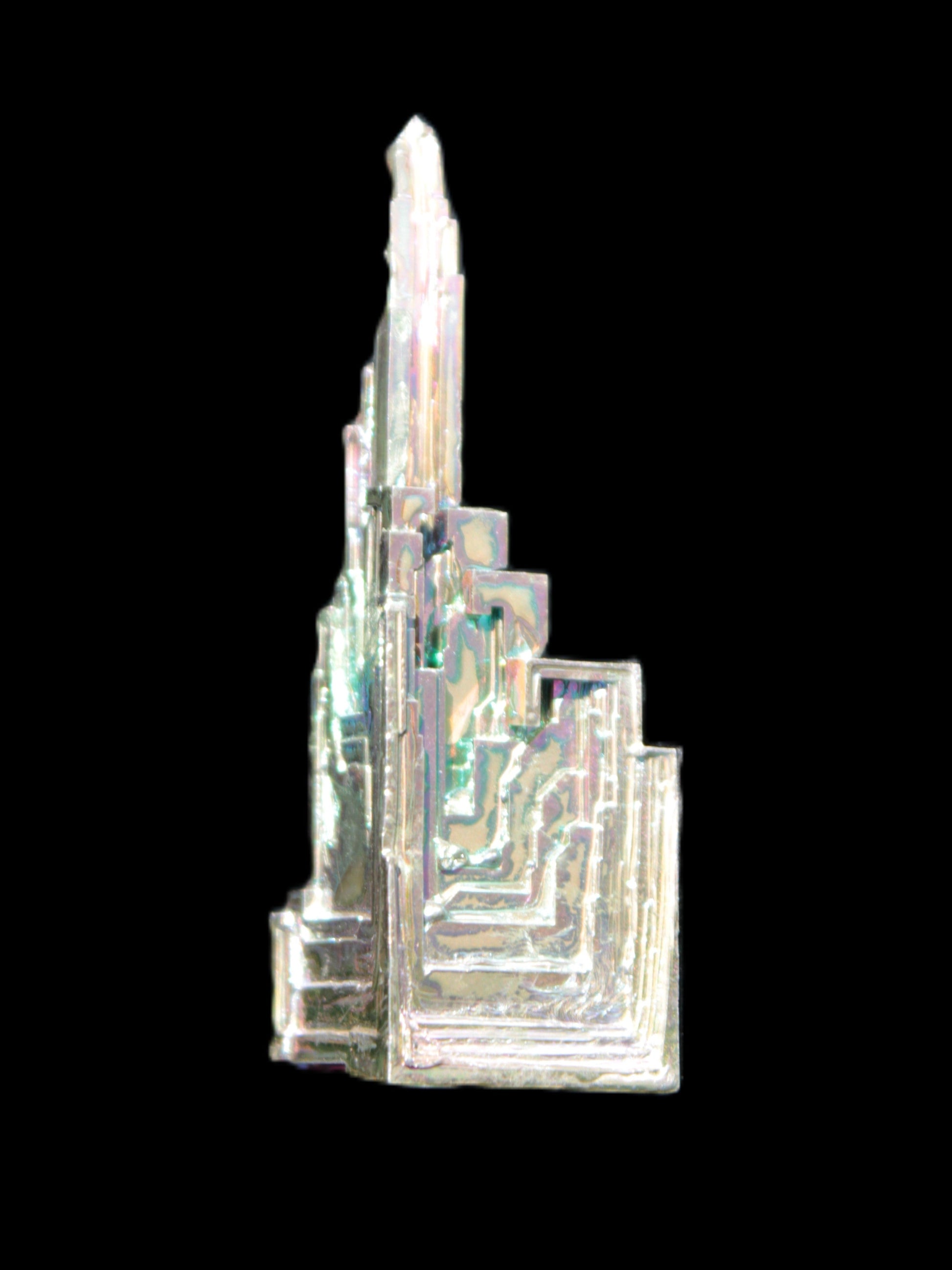 Bismuth castle crystal 62*18mm 47.5g Rocks and Things Store