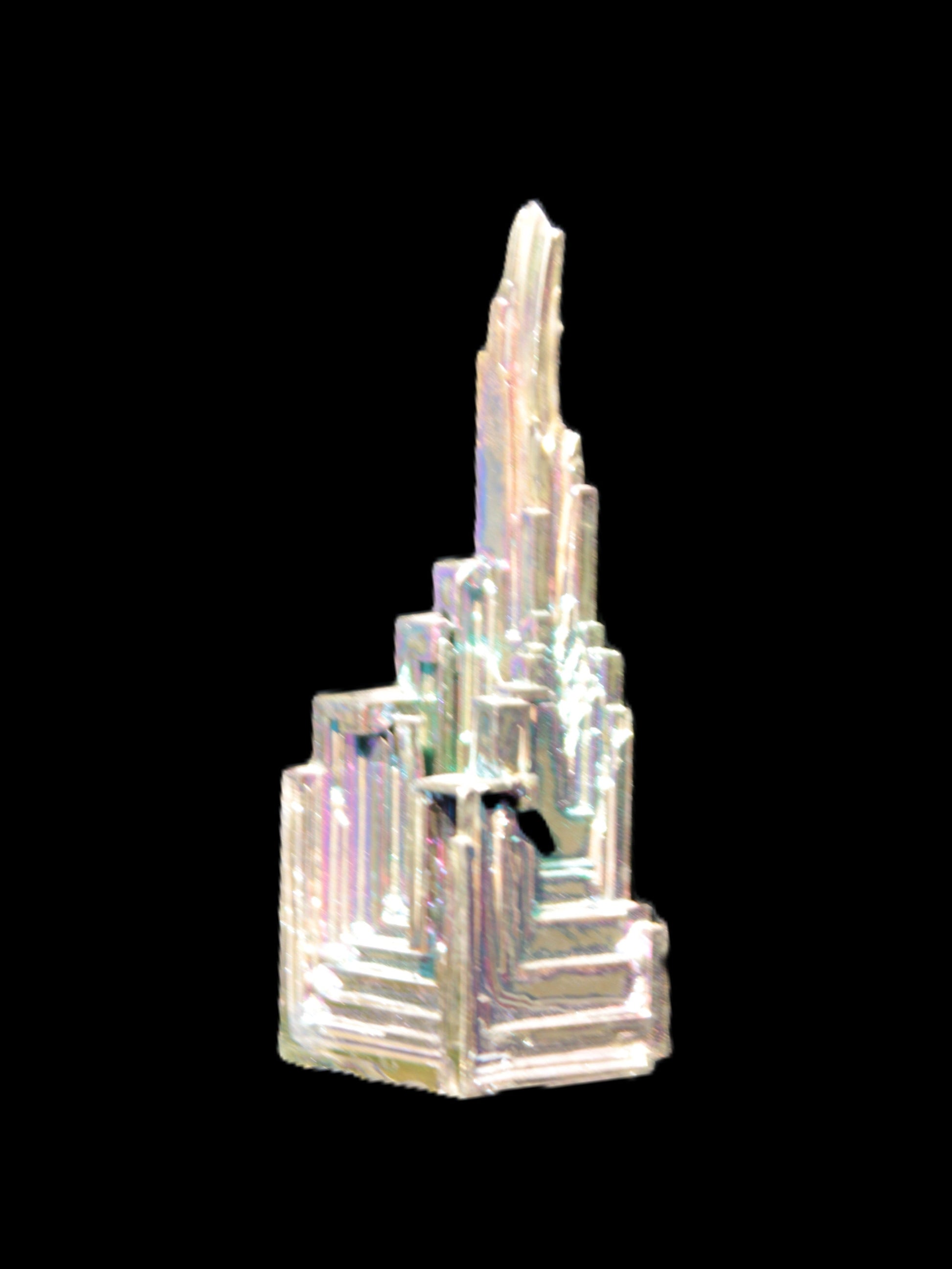 Bismuth castle crystal 62*18mm 47.5g Rocks and Things Store