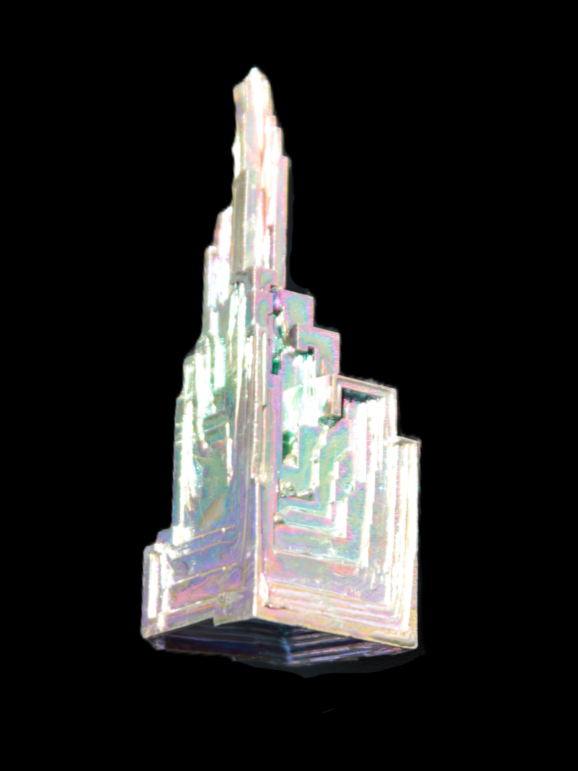 Bismuth castle crystal 62*18mm 47.5g Rocks and Things Store