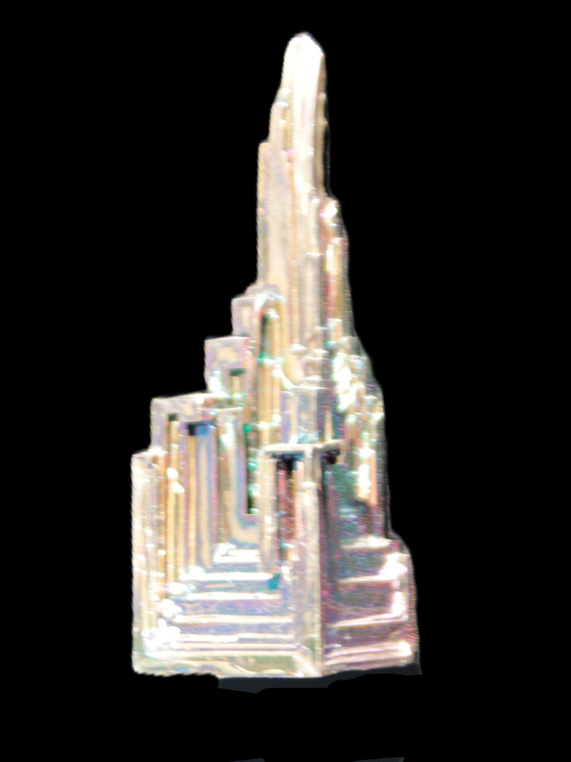 Bismuth castle crystal 62*18mm 47.5g Rocks and Things Store