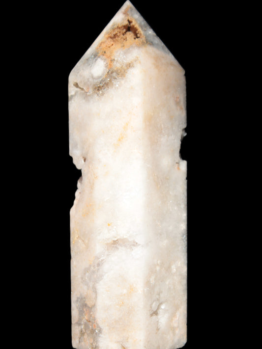 Rose Quartz geode obelisk 136*38*39mm 326g Rocks and Things Store