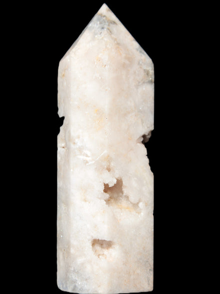Rose Quartz geode obelisk 136*38*39mm 326g Rocks and Things Store
