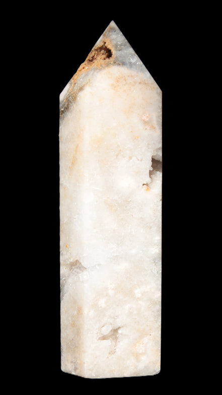 Rose Quartz geode obelisk 136*38*39mm 326g Rocks and Things Store