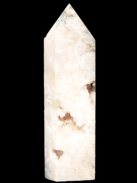 Rose Quartz geode obelisk 136*38*39mm 326g Rocks and Things Store