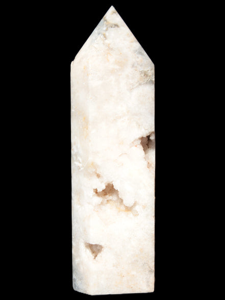 Rose Quartz geode obelisk 136*38*39mm 326g Rocks and Things Store